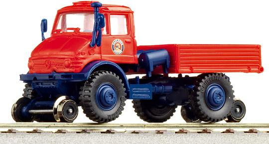 Road/Rail Unimog U 416 "PAULANER"<br /><a href='images/pictures/Roco/4106.jpg' target='_blank'>Full size image</a>